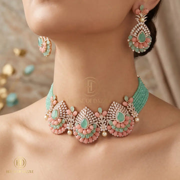 Pastel Bloom Choker Set