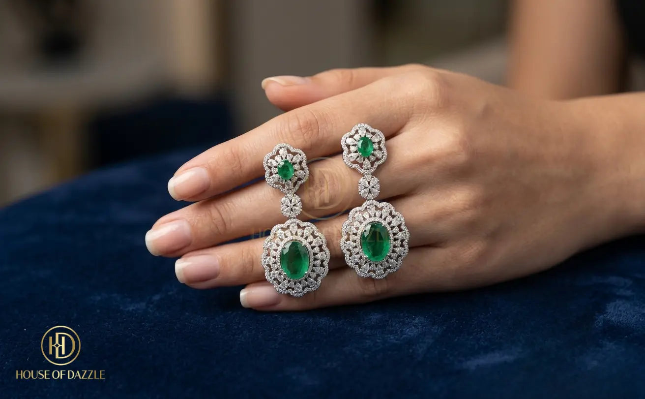 Emerald Luxe Diamond Set