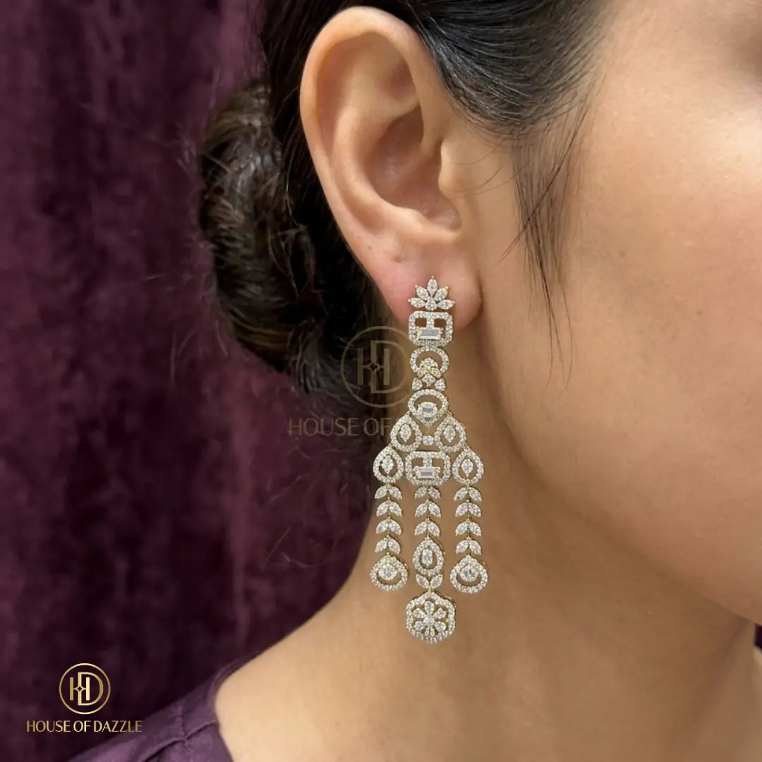 Royal Cascade Diamond Necklace Set