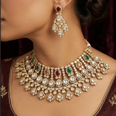 Royal Kundan Bridal Necklace Set