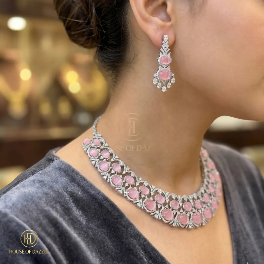 Blush Radiance Necklace Set