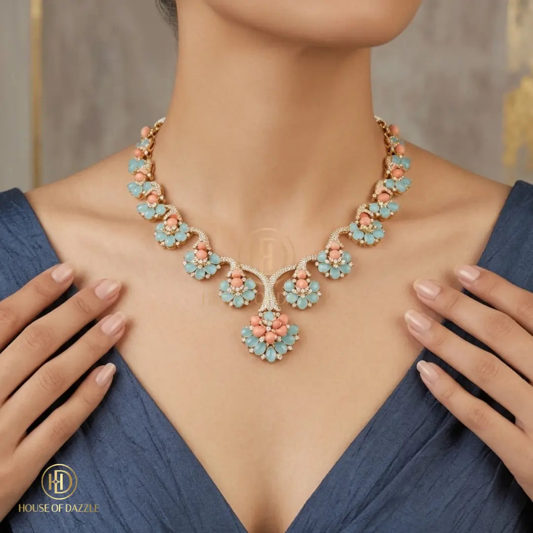 Pastel Bloom Necklace Set