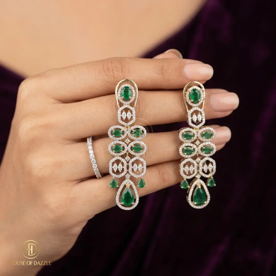 Emerald Royale Necklace Set