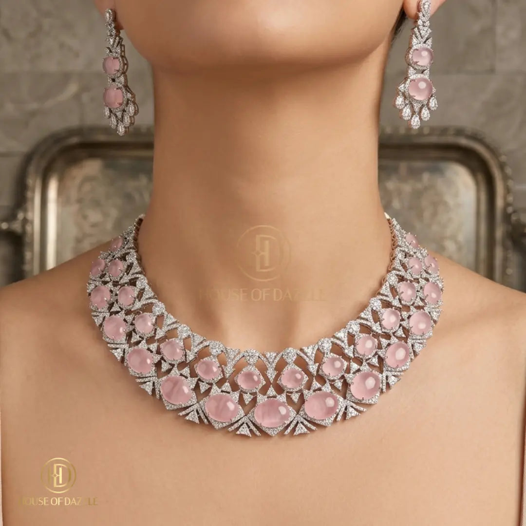 Blush Radiance Necklace Set