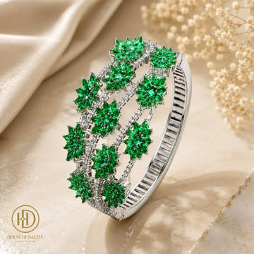 Emerald Blossom Bracelet
