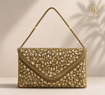 Golden Crystal Royale Clutch